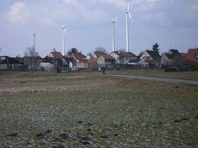 Signale für ein baldiges Ende - die Windräder
