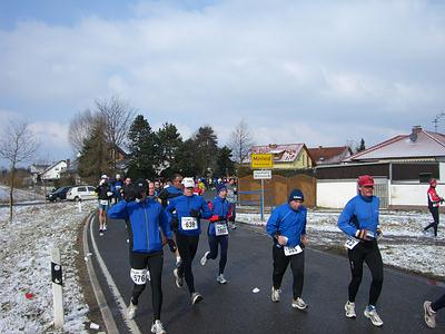 5 Kilometer sind geschafft