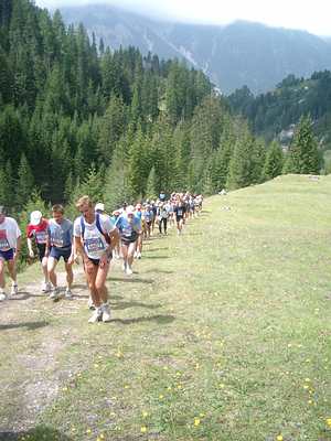 20. Swiss Alpine Davos - Erste Gehpassage