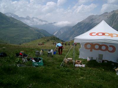 20. Swiss Alpine Davos - Verpflegungsstand