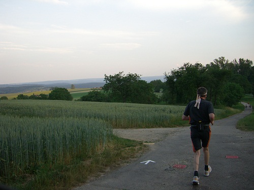 Fidelitas Nachtlauf 2006 - auf dem Weg nach Singen