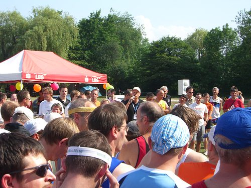 Fidelitas Nachtlauf 2006 - Dr. Haasters spricht