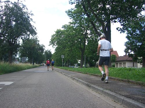 Die erste kleine Steigung