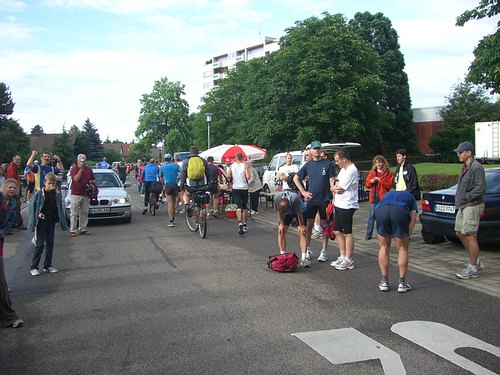 Ende der ersten Etappe nach 18,3 km