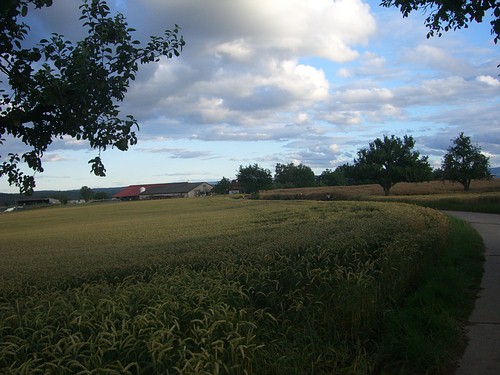 Herrliche Landschaft mit tollen Wolken