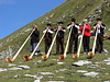 Alphornblser beim Jungfrau-Marathon