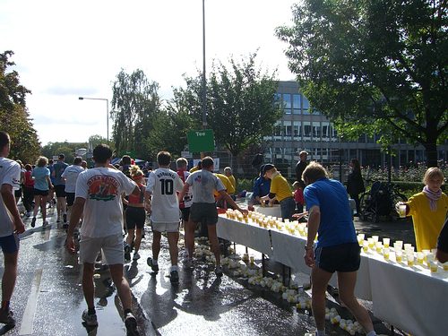 1. Verpflegungsstelle - Kln Marathon