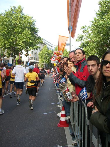 Zuschauer beim Köln Marathon 2006