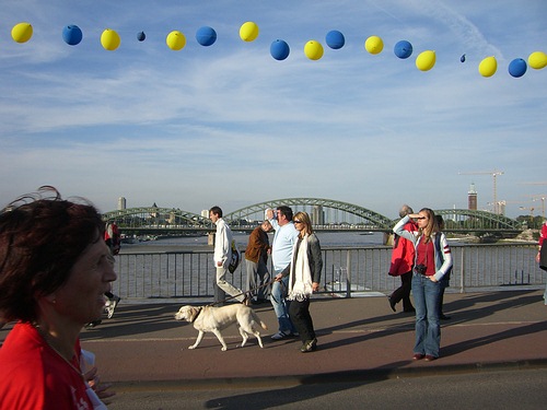 Deutzer Brücke - Köln Marathon 2006