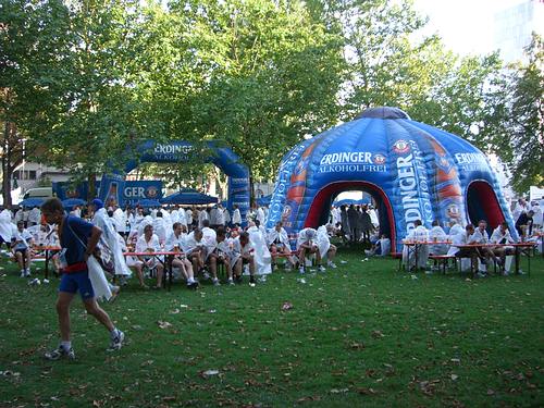 Verpflegungsdorf - Köln Marathon 2006