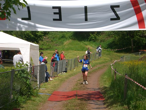 4. Panoramalauf Zweitlerland: Marianne im Ziel