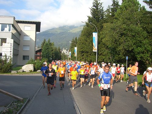 Richtung Davos Dorf