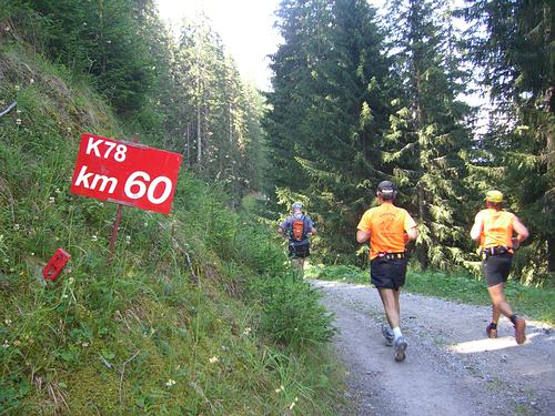 18,5 km sind geschafft - falls die Beschilderung stimmt