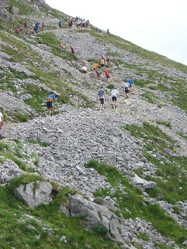 6. Zugspitz-Extremberglauf: Karge Landschaft