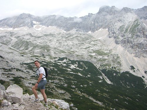 6. Zugspitz-Extremberglauf: Michael in Pose