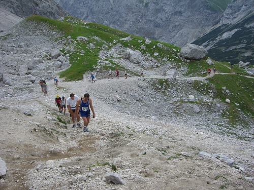 6. Zugspitz-Extremberglauf: Weiter Richtung Gipfel