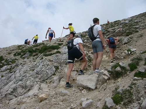 6. Zugspitz-Extremberglauf: Michael pausiert