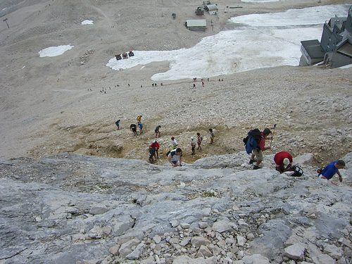 6. Zugspitz-Extremberglauf: Jetzt aber gut festhalten