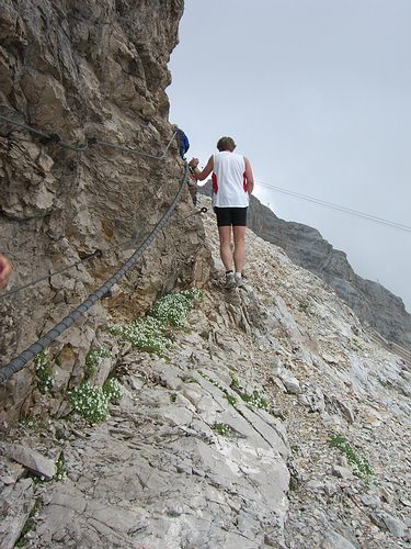 6. Zugspitz-Extremberglauf: Immer an der Wand lang