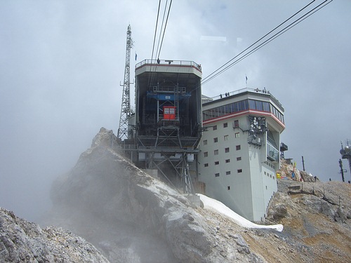 6. Zugspitz-Extremberglauf: Gondel der Tiroler Zugspitzbahn