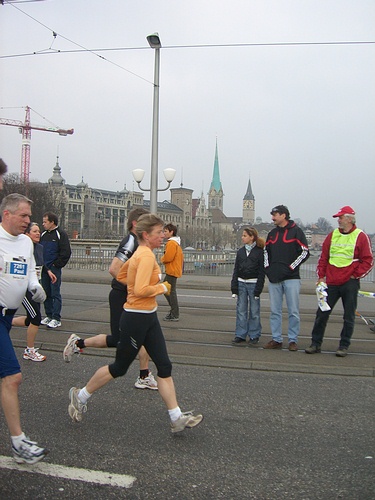 Quaibrcke mit Fraumnster und Peterskirche