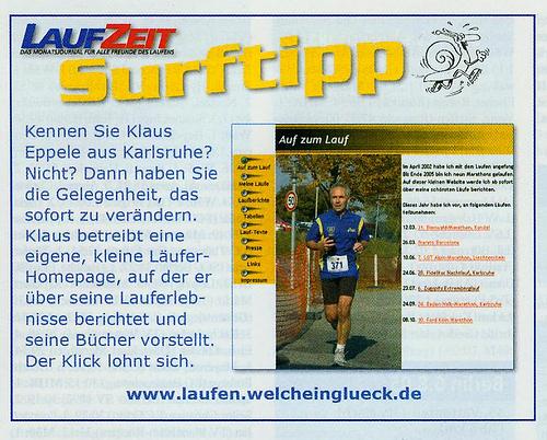 Surftipp, Laufzeit 9/06