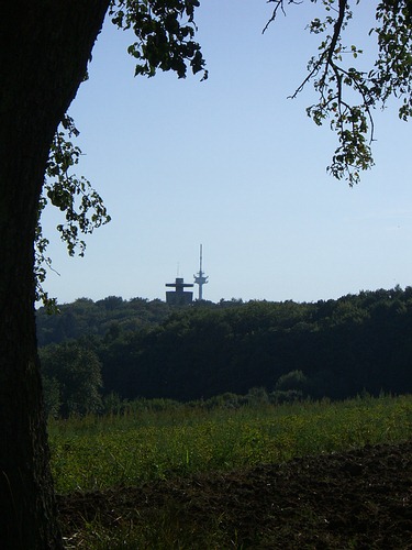 Wasserturm Bergwald und Funkturm Grnwettersbach in trauter Zweisamkeit