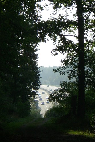 Blick auf die Autobahn A8