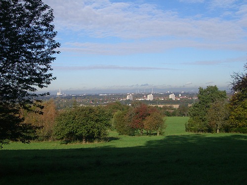 Blick vom Saumweg Richtung Karlsruhe