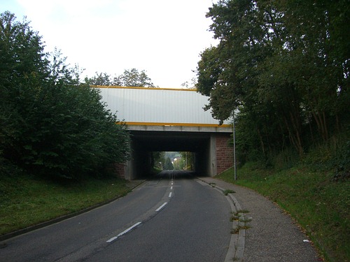 A8-Unterfhrung Richtung Grnwettersbach